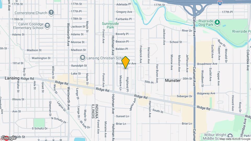 8126 Highland Pl Mapa y Detalles de la Ubicación