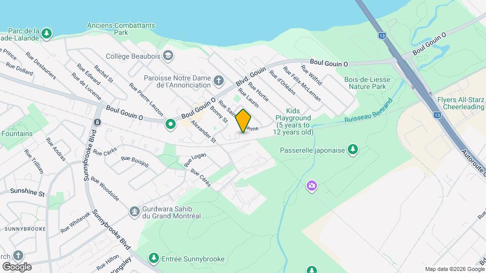 4597 Godard Rue Map and Location Details