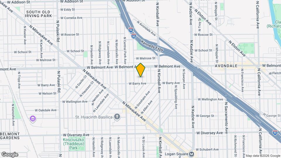 3112 N Saint Louis Ave, Unit 2 Map and Location Details