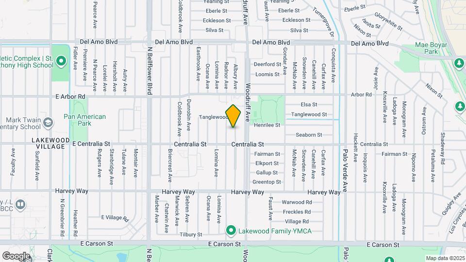 4533 Albury Ave Map and Location Details