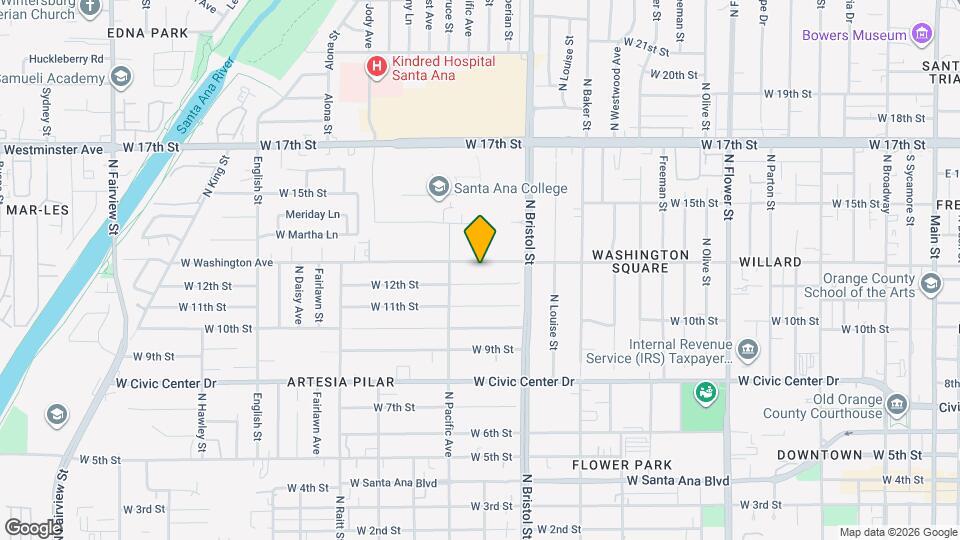 1410 W Washington Ave Mapa y Detalles de la Ubicación