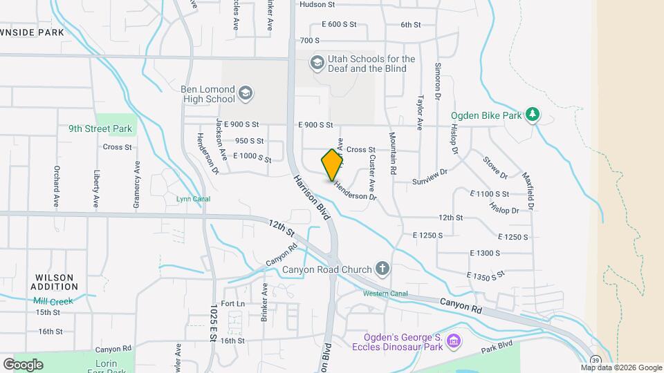 1305 Henderson Dr Map and Location Details