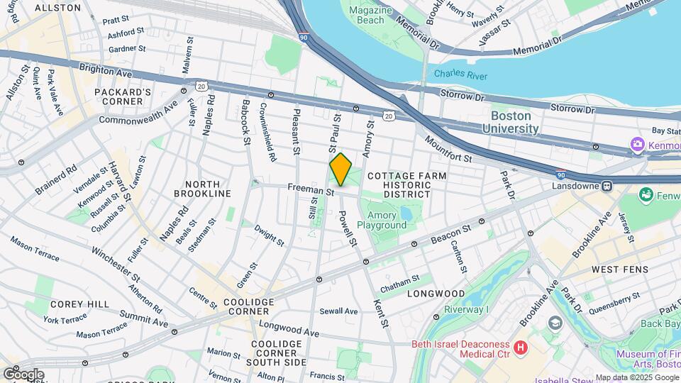 135 Freeman St, Unit 412 Map and Location Details