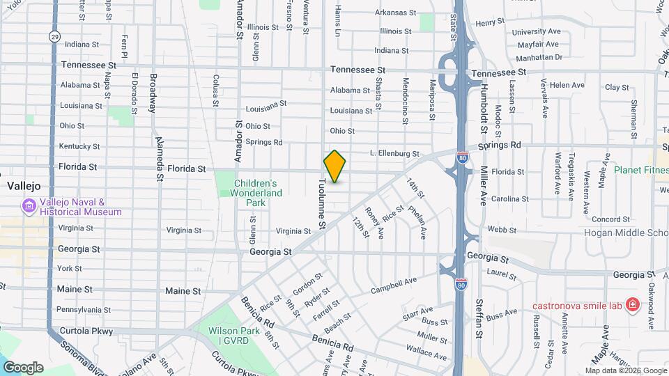 1820 Carolina St Map and Location Details