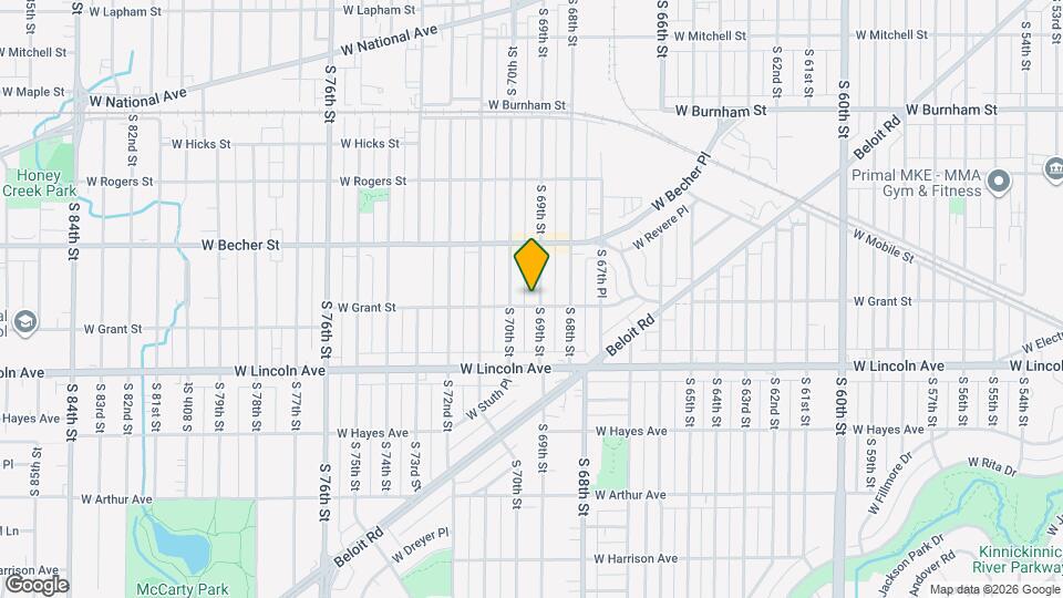 2173 S 69th St Map and Location Details