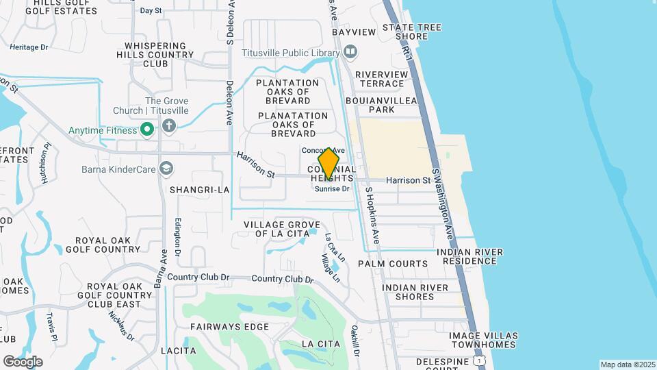 580 Sunrise Dr Map and Location Details