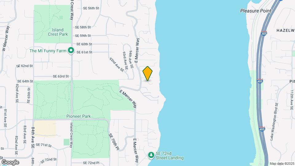 6408 E Mercer Way Map and Location Details