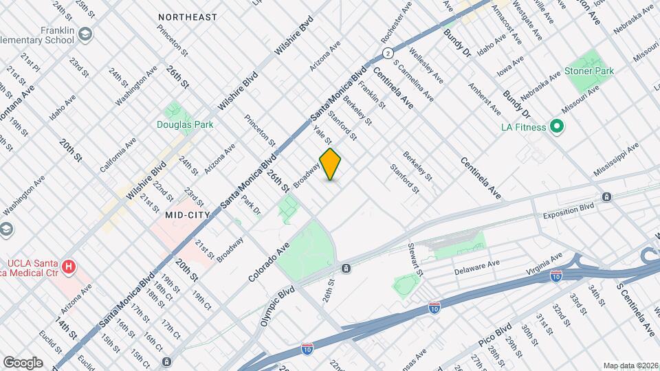 1542 Harvard St Map and Location Details