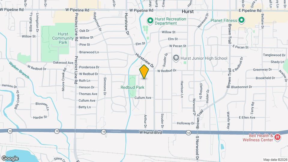 421 Arthur Dr Map and Location Details