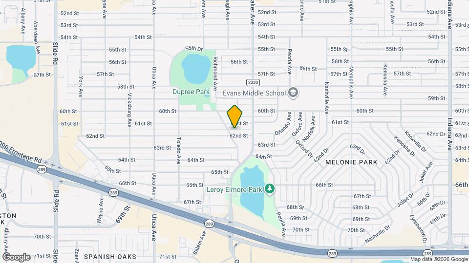 4414 62nd St Map and Location Details