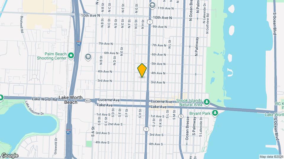 308 N H ST, Unit 308 N H St. 2 Map and Location Details