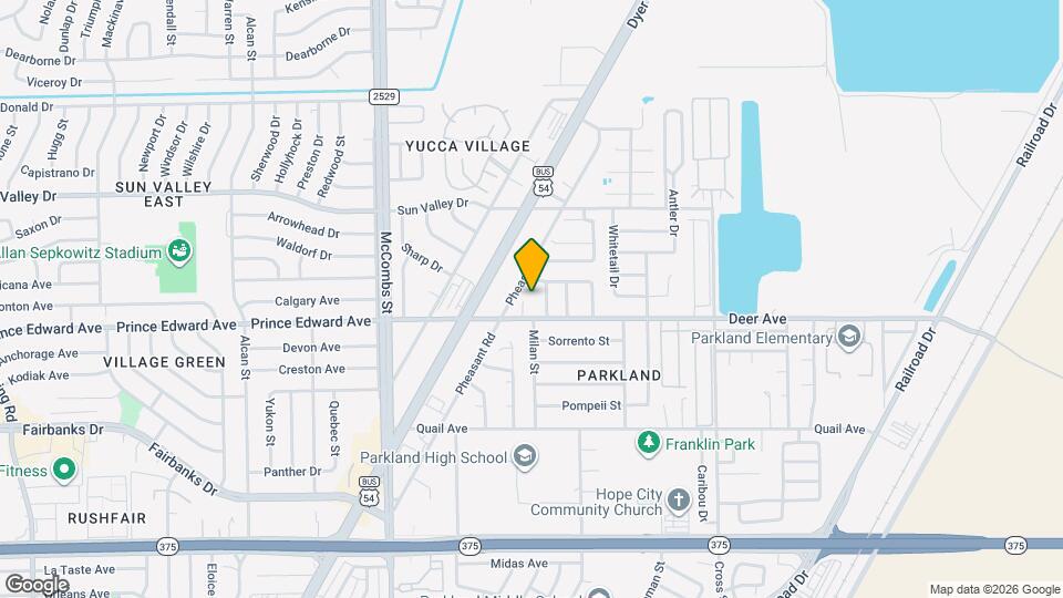 10208 Angel Falls Pl Map and Location Details