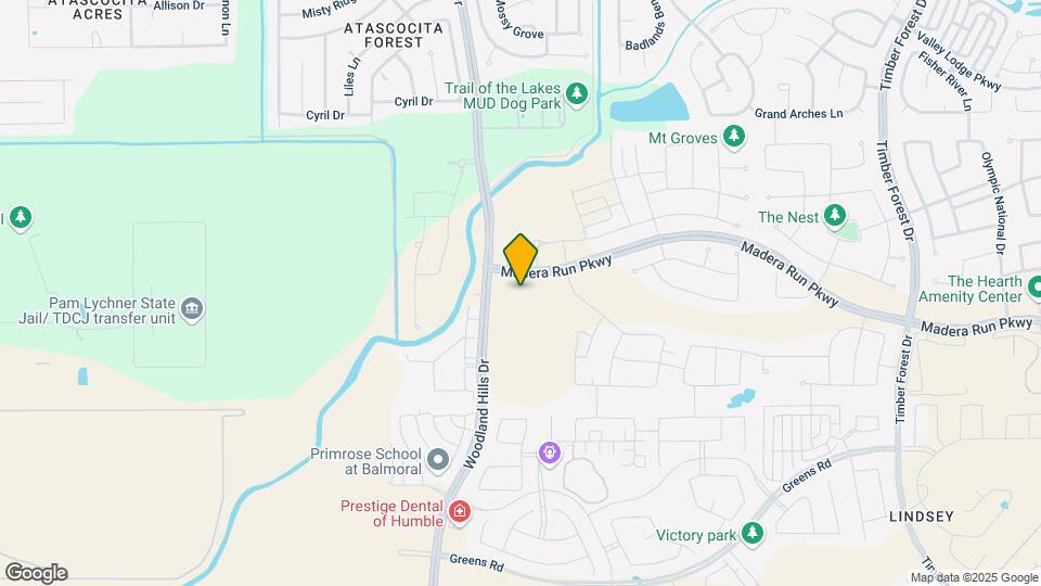 16000 Woodland Hills Dr Map and Location Details