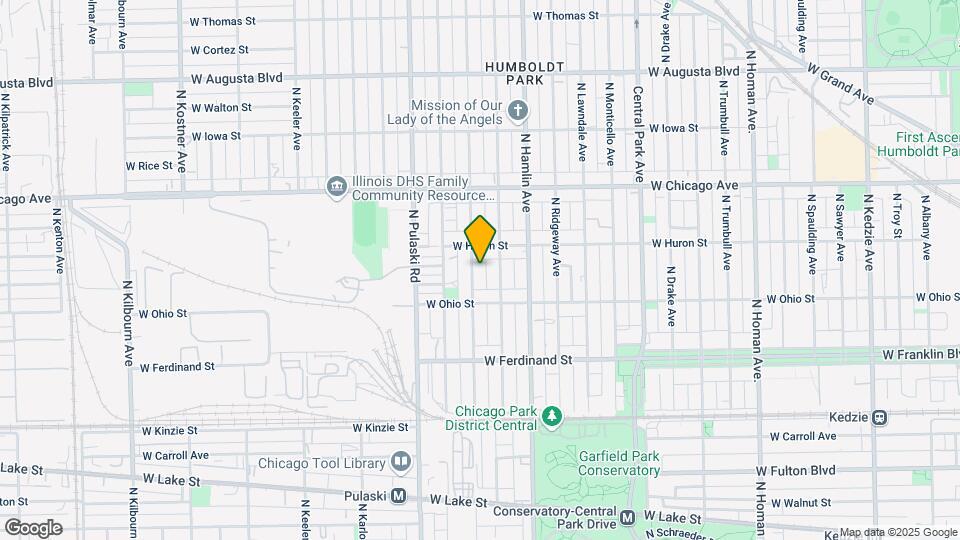 635 N Springfield Ave Map and Location Details