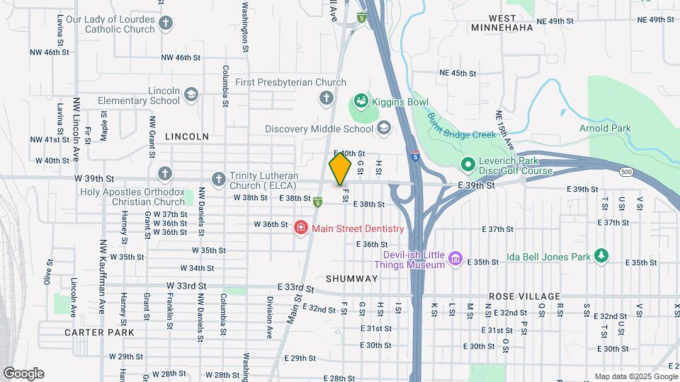 3816 F St Map and Location Details