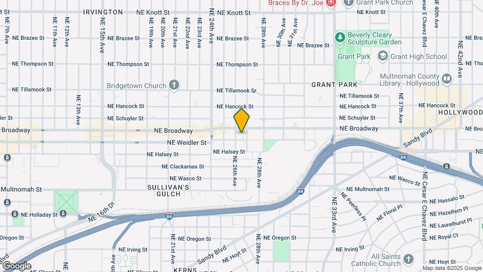 2621 NE Weidler St Map and Location Details
