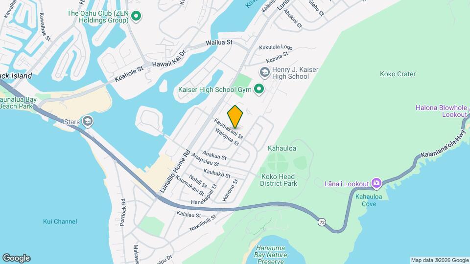 527 Kaumakani St Map and Location Details