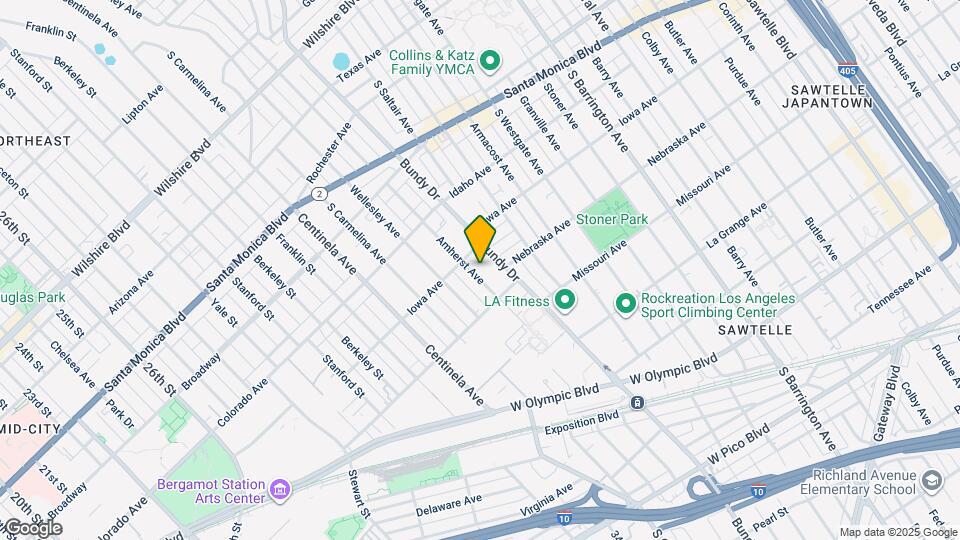 1722 Amherst Ave Map and Location Details