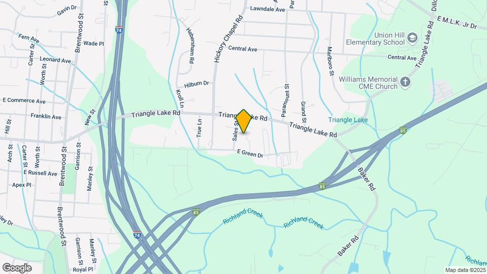 1150 Roberts Ln Map and Location Details