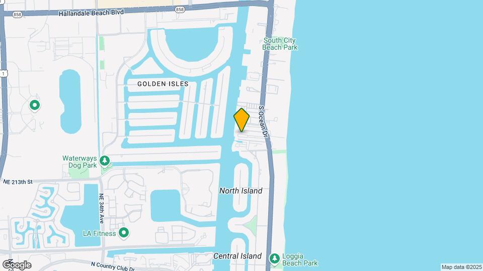 3161 S Ocean Dr, Unit 1108 Map and Location Details