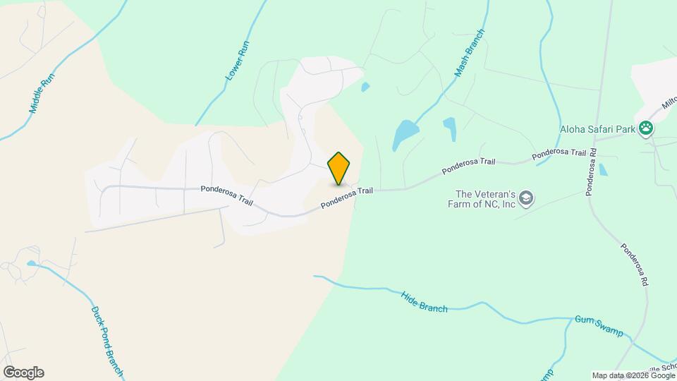 906 Ponderosa Trail Map and Location Details