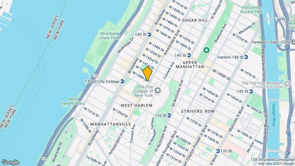 1588-1600 Amsterdam Ave Map and Location Details