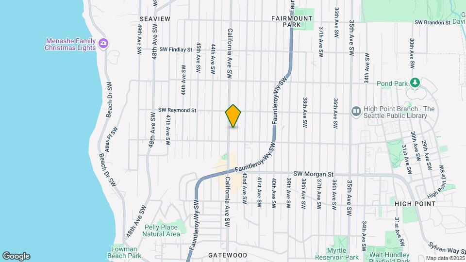 Cali Apartments in West Seattle! Map and Location Details