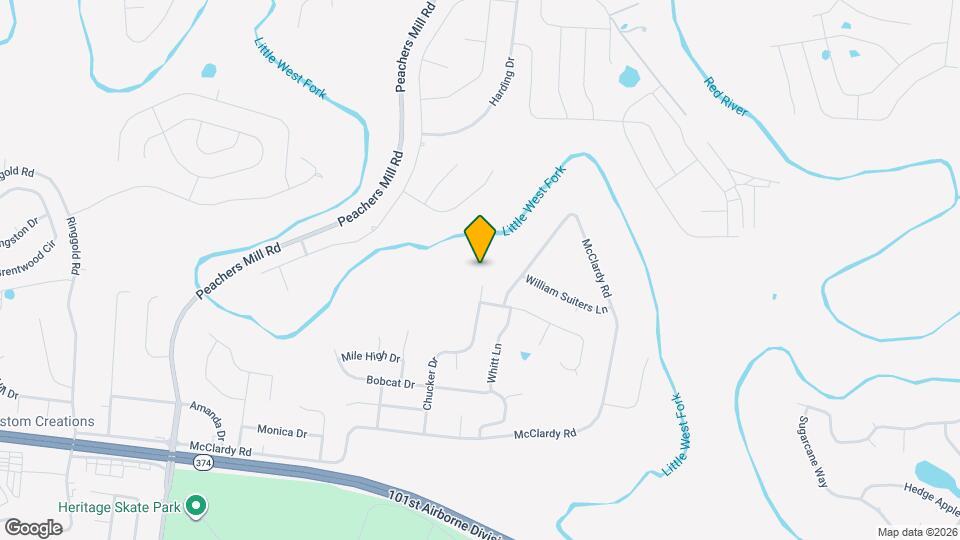 1352 Chucker Dr Map and Location Details