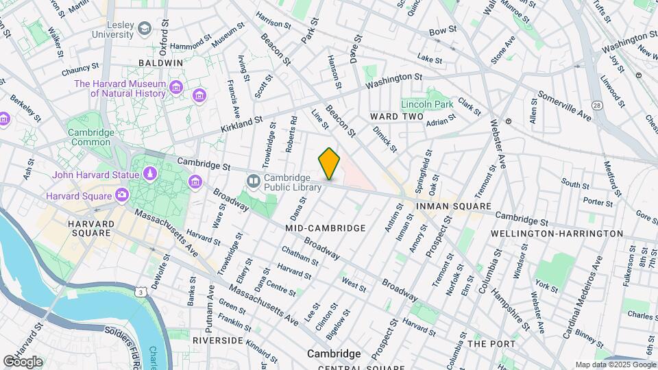 1539 Cambridge St, Unit 3 Map and Location Details