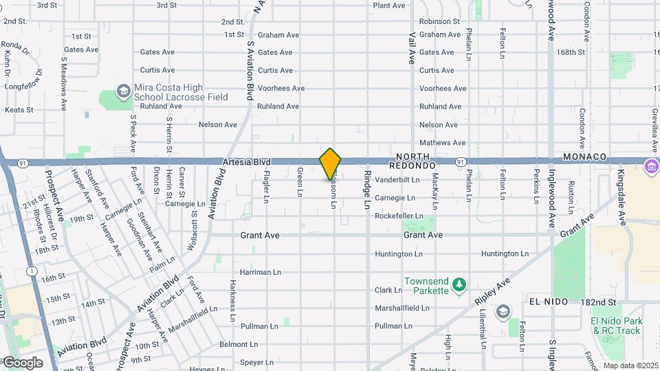 2020 Vanderbilt Ln Map and Location Details