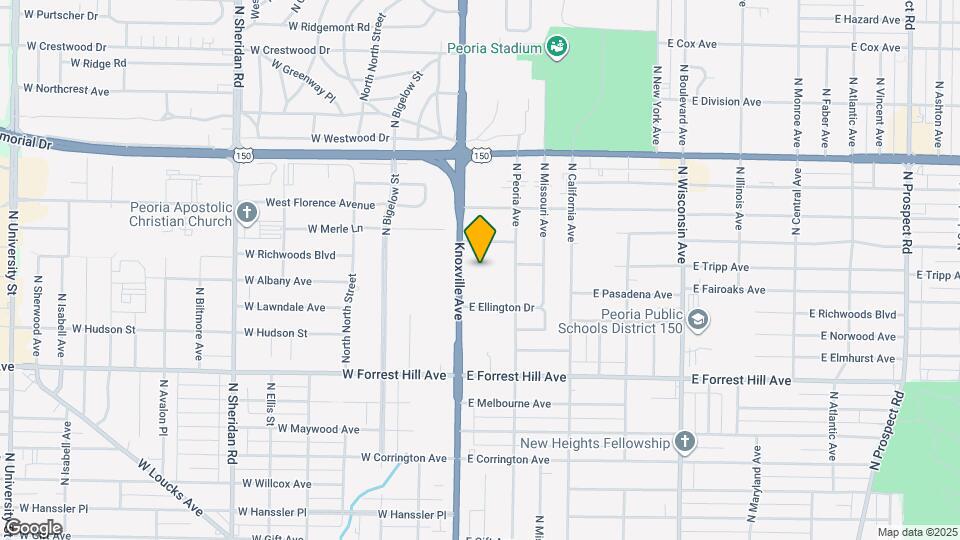 3400 Knoxville Ave Map and Location Details