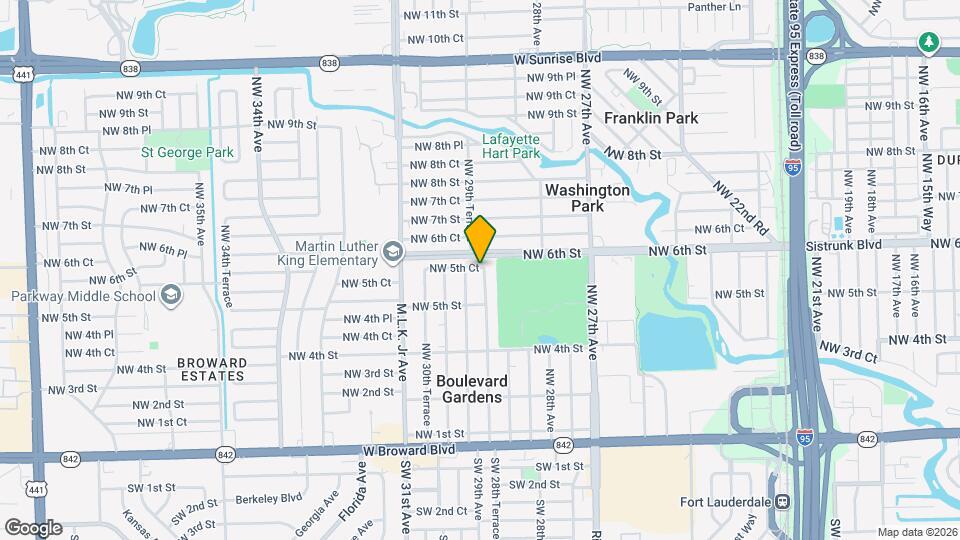 2900 NW 5th Ct Map and Location Details