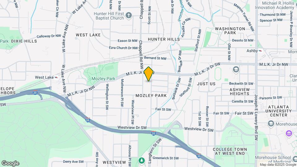 95 Chicamauga Ave SW Map and Location Details