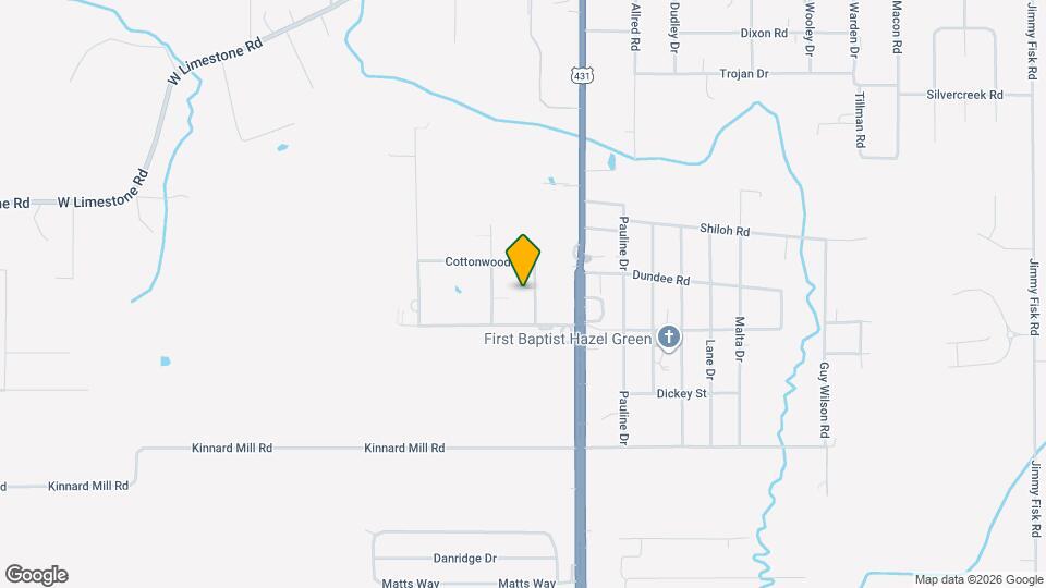 124 Cottonwood Dr Map and Location Details