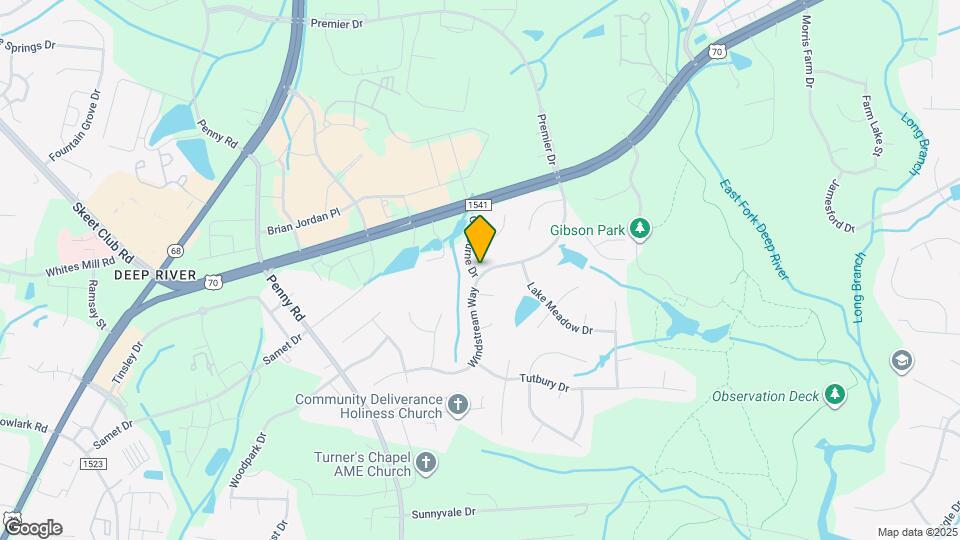 3900 Gisbourne Dr Map and Location Details