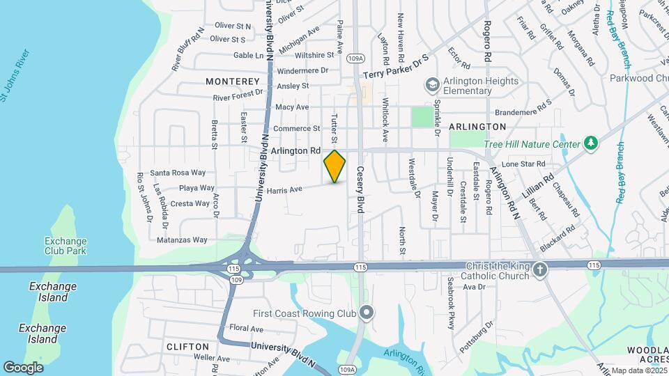 5860 Harris Ave Map and Location Details