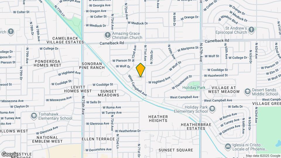 4604 N 71st Ln Map and Location Details