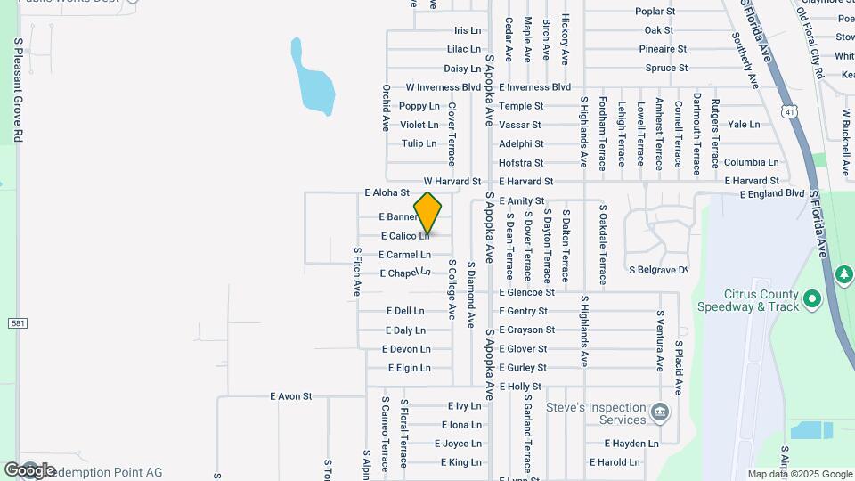 6106 E Calico Ln Mapa y Detalles de la Ubicación