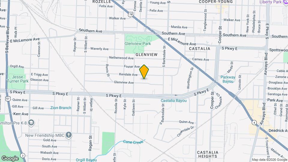 1808 Glenview Ave Map and Location Details