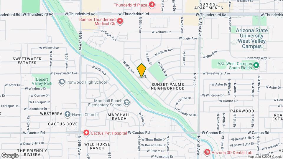 13055 N 56th Ave Mapa y Detalles de la Ubicación