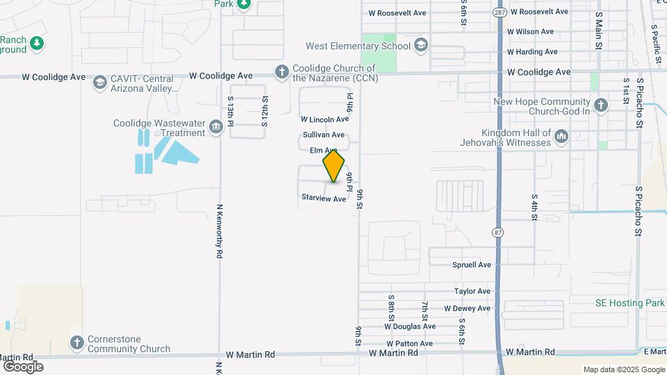 961 W Verde Ln Map and Location Details