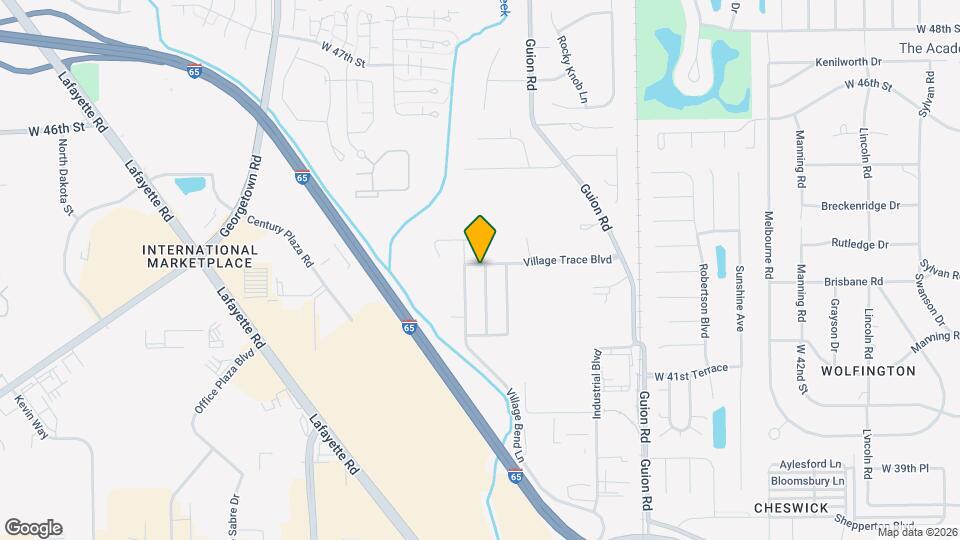 4322 Village Bend Dr Map and Location Details