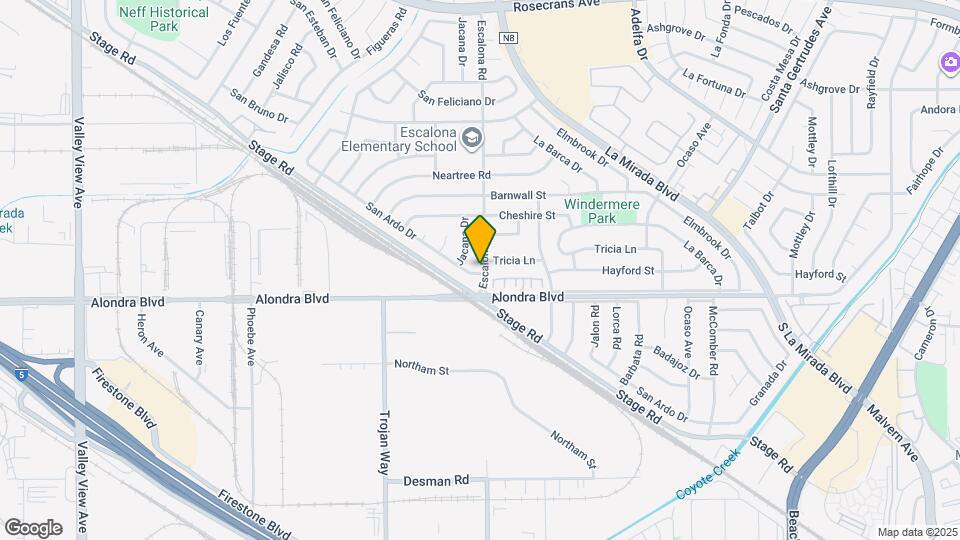 14961 San Ardo Dr Map and Location Details