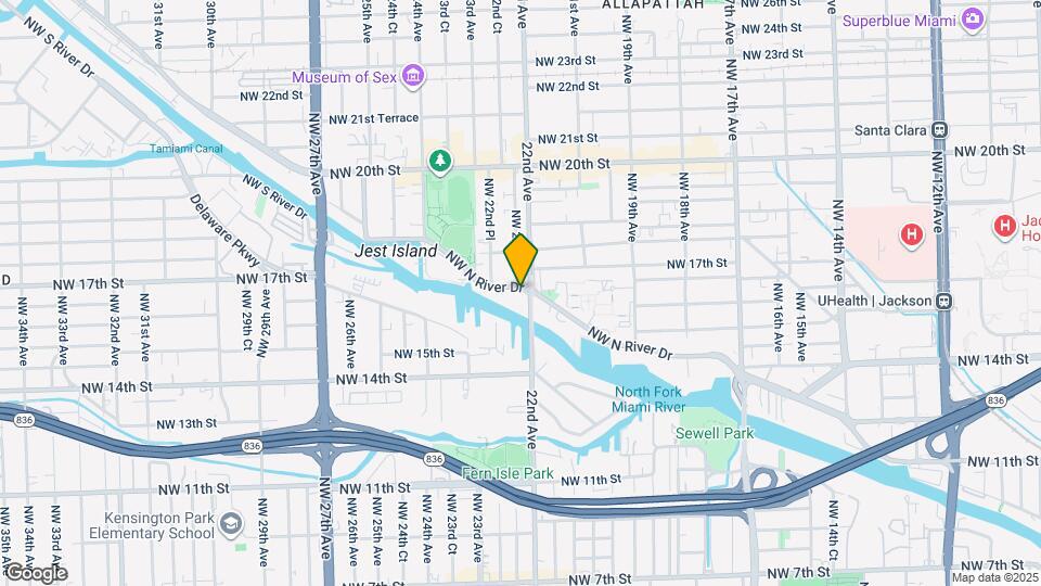 2210 NW N River Dr Map and Location Details