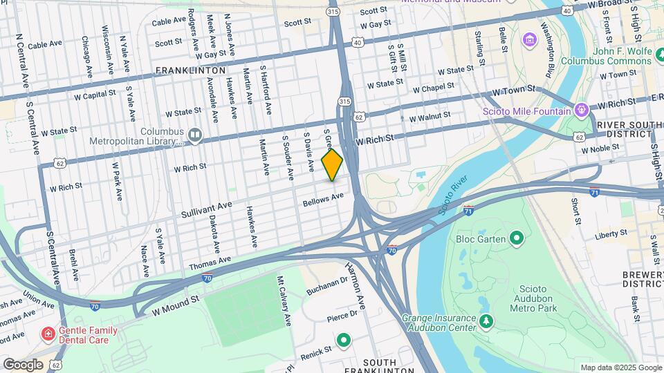 745 Sullivant Ave Map and Location Details