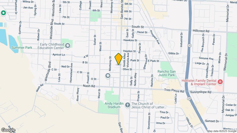San Benito Apartments Map and Location Details