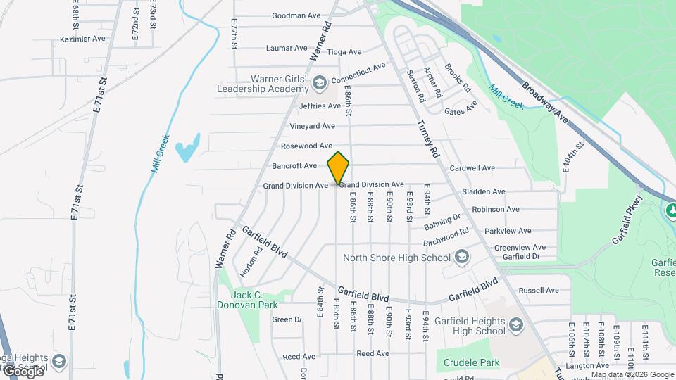 8502 Grand Division Ave Map and Location Details