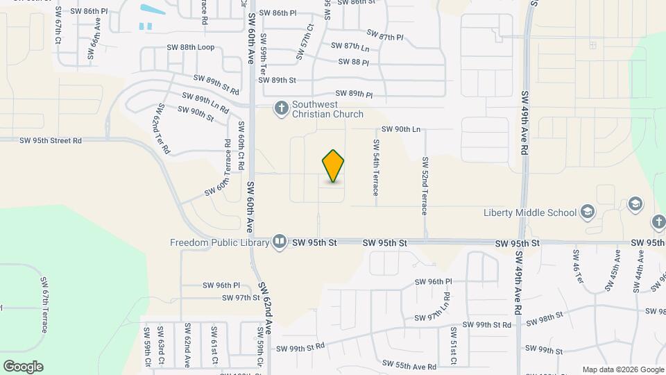 5637 SW 93rd St Map and Location Details