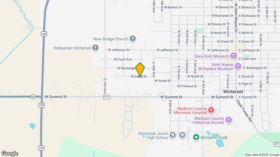 1202 W South St Mapa y Detalles de la Ubicación