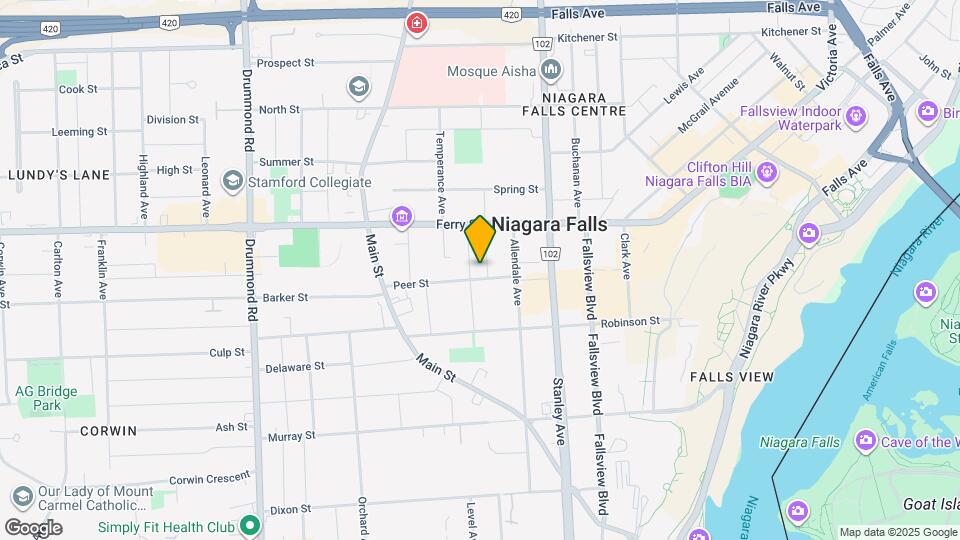 5969 Gladstone St Map and Location Details